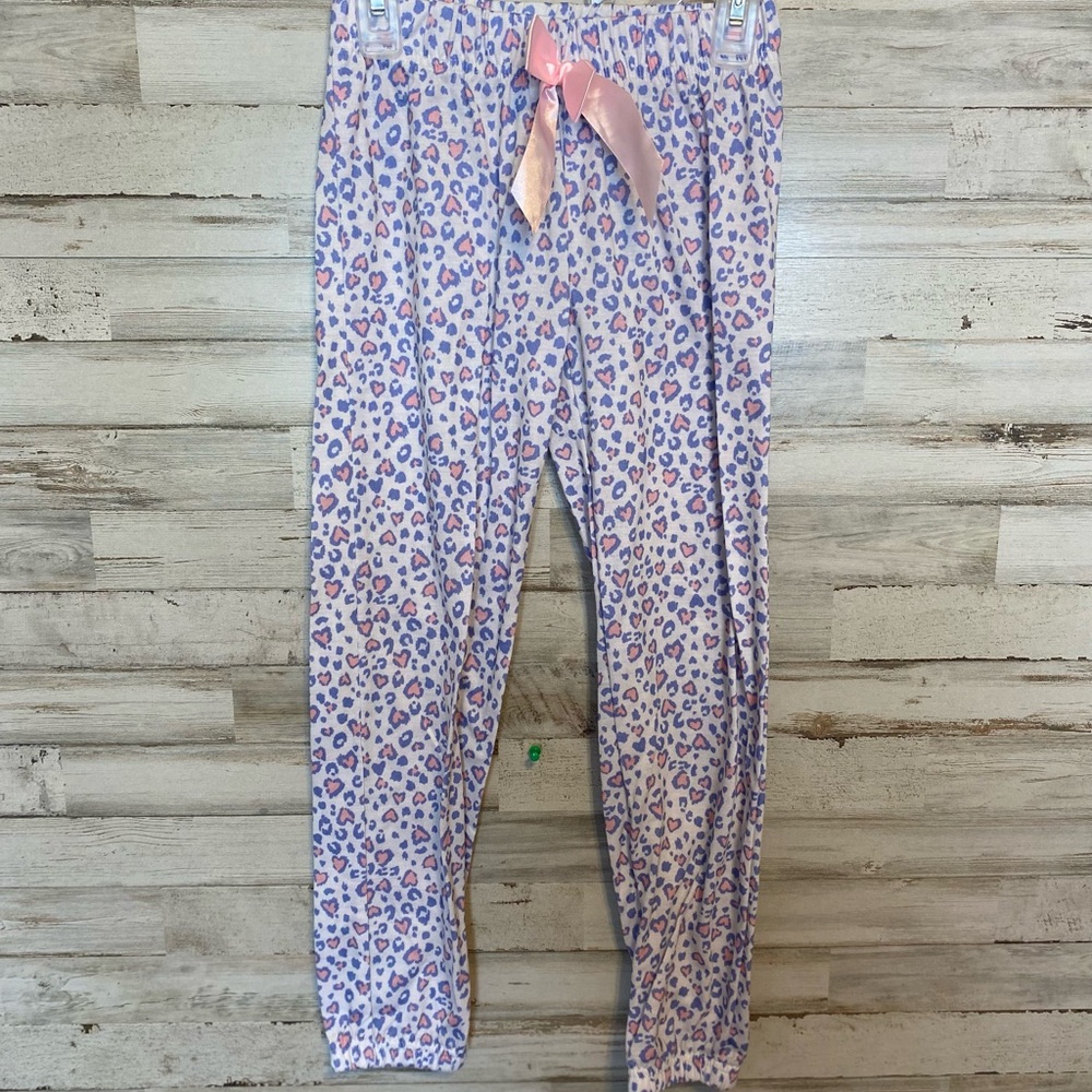 Sleep On It Leopard Print Pajama Pants with Pink Accents